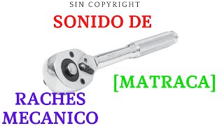 🧿RACHES MECANICO MATRACA efecto de sonido🧿 mechanical rattle sound effect [upl. by Strade278]