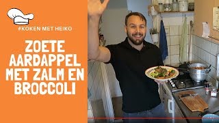 Zoete aardappel met zalm en broccoli Heerlijk en gezond recept [upl. by Dierolf]