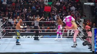 The Street Profits Vs Johnny Gargano amp Tommaso Ciampa Vs Deadly PT 1  Smackdown 18102024 Español [upl. by Chubb]