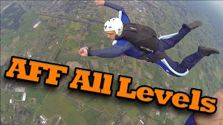 Paracentrum Teuge  AFF Level 1 to 7 My adventure to solo diving [upl. by Zebulon]