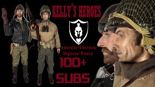 100 Subs Channel Update amp 16 Scale Kellys Heroes Figures Kitbash [upl. by Inalaek]