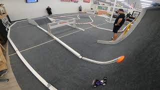 Stock Losi Mini B carpet Racing at Waco Hobby Town stock means brushed powered [upl. by Sylirama427]