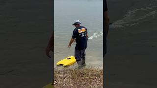 Catamaran boat drivers push through wind and waves racing at Markham park [upl. by Elletnahc]