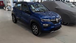 Kwid Outsider 2023 Azul Iron em detalhes o Kwid de 67 mil reais [upl. by Nannek764]