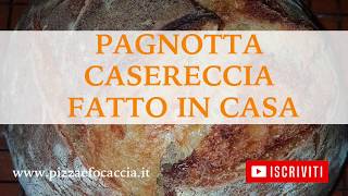 Pagnotta casereccia fatto in casa facile e veloce [upl. by Laine811]