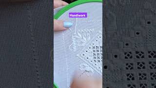 hardanger embroidery technique tutorial hardangertutorial [upl. by Mirth]