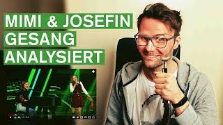 Gesangslehrer reagiert Mimi und Josefin  Creep  The Voice Kids 2019 [upl. by Adnerol]