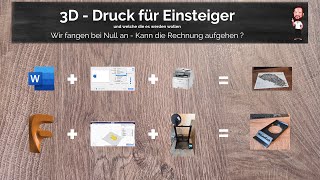 3D  Druck für Einsteiger und Anfänger  Wir fangen bei absolut Null an [upl. by Platt]