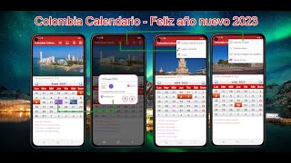 Colombia Calendario 2023 con días festivos 2023 2024 2025 [upl. by Pansie977]
