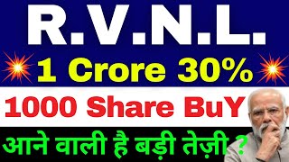 RVNL खरीदे  RVNL Share Latest News  RVNL Share Latest News Today  RVNL Latest News Today [upl. by Eillim724]