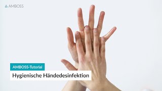 Hygienische Händedesinfektion in 3 einfachen Schritten  AMBOSS [upl. by Munson543]