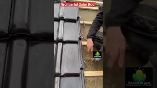 Solar Roof SolarRoof Solar Tiles Solar for home Solar Installation [upl. by Eboj]