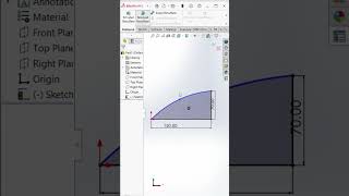 how to make a nose cone in solidworks [upl. by Aizirtap]