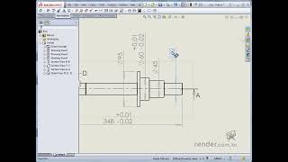 54  Ajout de tolérances et dannotations  SolidWorks 2013 Les Fondamentaux [upl. by Neelhsa]