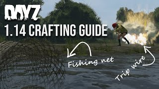 How to CRAFT The Trip Wire Fishing Net amp Trap GUIDE  DayZ [upl. by Akiras]