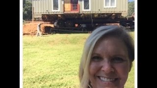 Moving a house from it foundation to a new location Part 3 [upl. by Fawne]