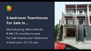 5bedroom Townhouse For Sale in Mandaluyong [upl. by Llenyaj]