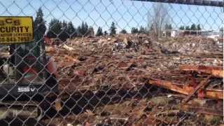 Parkers Ballroom Shoreline Washington Demolished [upl. by Leonteen]