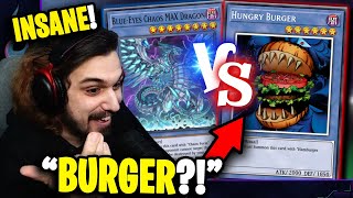 LOW RANKED DUELISTS Played HUNGRY BURGER VS CHAOS MAX [upl. by Stoughton]