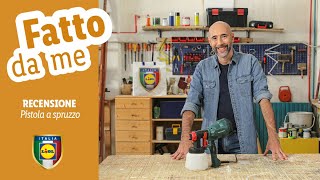 FATTO DA ME Recensione pistola a spruzzo elettrica di Daniele Tartaglia  LIDL Italia [upl. by Yelnek]