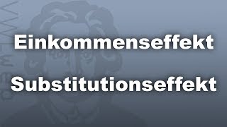 Einkommens und Substitutionseffekt  VWLweb  Goethe Uni Frankfurt  SeLF [upl. by Adlee]