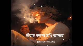 Kande Sokhi Amar ভিতর কান্দে সখি আমার বাংলা গান slowed Reverb [upl. by Levana]