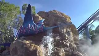 Manta Roller Coaster Off Ride  SeaWorld Orlando Florida Attractions Full HD [upl. by Anahcra470]