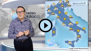 Previsioni meteo per mercoledì 9 ottobre Piogge meno diffuse [upl. by Draw]