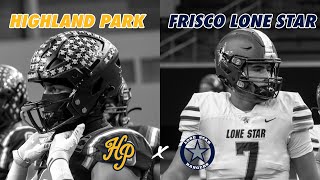 TXHSFB 9 Frisco Lone Star vs 4 Highland Park 5A MATCHUP 2024 Texas High School Football Playoffs [upl. by Ecnarrot974]