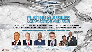 WARNING FLASHING LIGHTS  COGOP 70th Platinum Jubilee Convocation  21st Oct 2023 PM [upl. by Trebuh522]