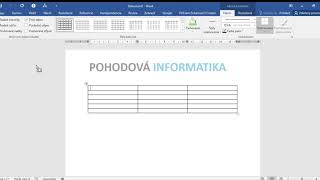 MS Word  vytvorenie makra pre automatické vloženie tabuľky [upl. by Arolf]