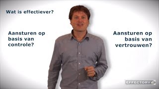 Aansturen van medewerkers  Controle versus Vertrouwen  Guido Heezen Effectory [upl. by Novia]