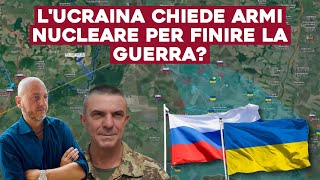 LUCRAINA CHIEDE ARMI NUCLEARI per FINIRE la GUERRA ANALISI con GEN CHIAPPERINI e F SEMPRINI [upl. by Lyrrehs]