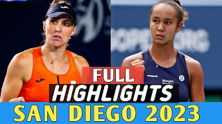 Leylah Fernandez vs Haddad Maia Wta San Diego 2023 Round 1  Full Match Highlights [upl. by Rinee885]