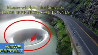 You MUST watch thisgiant whirlpool in California lake [upl. by Prosser]