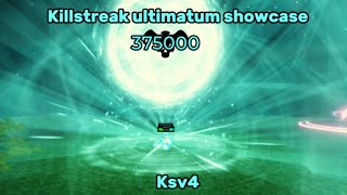 Killstreak swords v4  killstreak ultimatum showcase [upl. by Adlei]