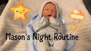 Doll RoleplayBerenguer Baby Mason’s Night Routine✨He Gets a Bath🛁🫧 [upl. by Isabeau119]