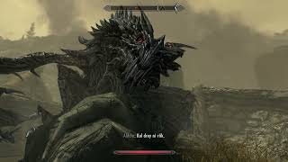 Alduin speaks to the Dragonborn in helgen shorts [upl. by Notle646]