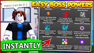 How To Defeat EVERY BOSS EASY As A NOOB In Anime Fighting Simulator Roblox [upl. by Assirroc]