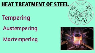 TEMPERING AUSTEMPERING MARTEMPERING  HEAT TREATMENT OF STEEL  MECH IN TELUGU [upl. by Notsgnal]