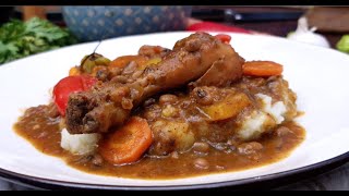 Ragout Niébé frais haricot oeil noir au Poulet et Purée de Patate Douce [upl. by Adkins]