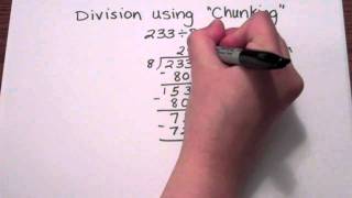 Division Using Chunking [upl. by Windzer]