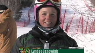 Skiing Vermont Carnival  Womens Slalom 2610 [upl. by Luoar198]