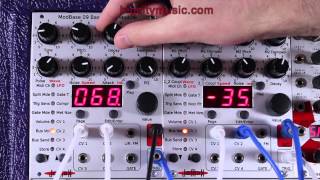 Jomox ModBase 09 Bass Drum amp MBrane 11 Percussion Eurorack Modules [upl. by Aratal188]