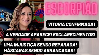 ESCORPIÃO ♏️ Vitória Confirmada•A Verdade Aparece•Máscaras Arrancadas•Uma Injustiça Sendo Reparada [upl. by Irrehc]