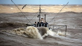 A Must Watch  Fishing Boats in Dangerous Seas [upl. by Atekin]