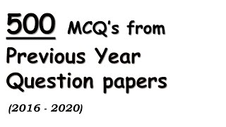 500 MCQs from Previous Year Question Papers JE 20162020  Civil Engineering [upl. by Belva915]