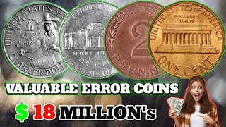 Top 18 US Different Valuable Coins In the World  Most Rare Coin In the World [upl. by Meeharbi]