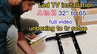 Motorola 55 inch 4k Qled tv Ultra HD AND Android Smart Tv  unboxing amp first look  Installation ❤️ [upl. by Felic511]