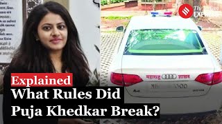 Explained What Rules Did Probationary IAS Officer Puja Khedkar Break amp What Next For Her [upl. by Askari]